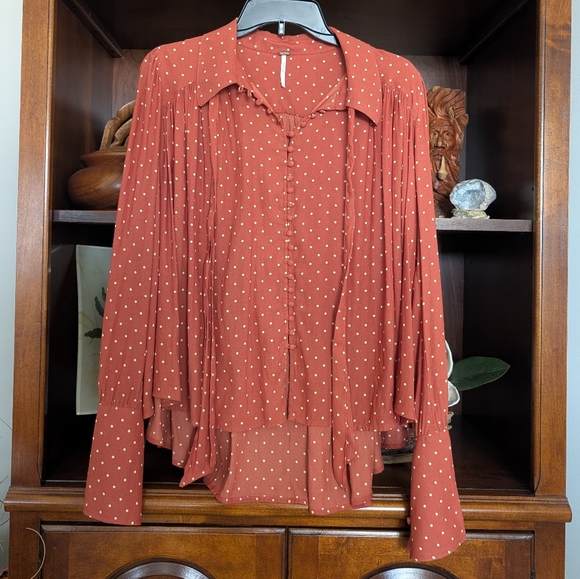 Free People Blouse Size S/P - Picture 8 of 13